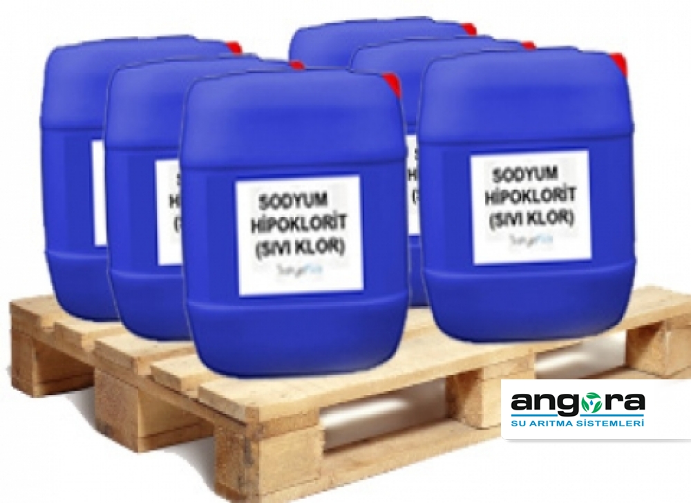 Sıvı klor sodyum hipo klorid angora su arıtma sistemleri