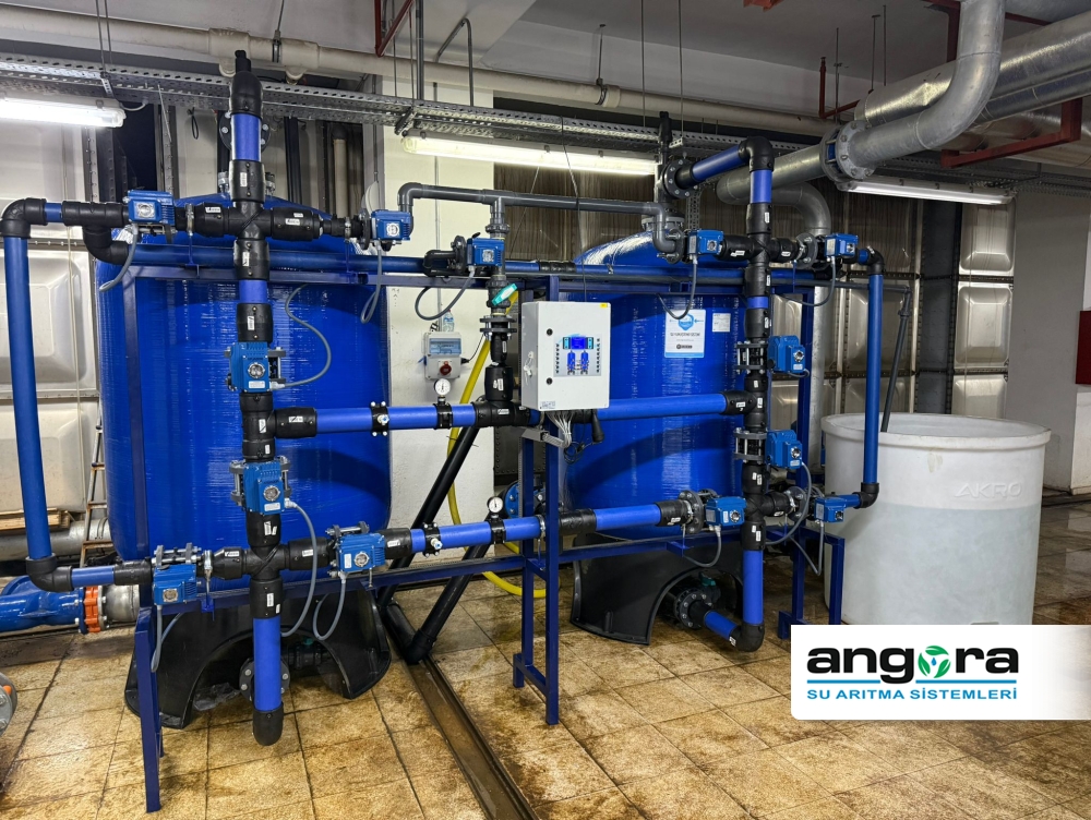 MİMAR SİNAN ERKEK &Ouml;ĞRENCİ YURDU 50 TON SAAT TANDEM SU YUMUŞATMA SİSTEMİ