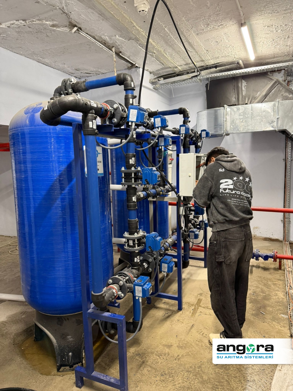 FATMA REFET KIZ &Ouml;ĞRENCİ YURDU İ&Ccedil;İN İMALAT VE KURULUMUNU YAPMIŞ 30 TON SAAT SU YUMUŞATMA SİSTEMİ.